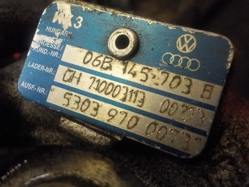 AUDI A4 B6 1.8 T 04R 190KM BEX TURBÍNA TURBO 06B145703B