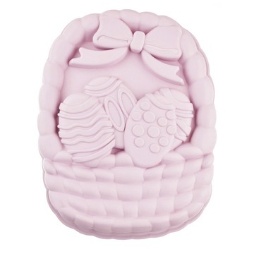 СИЛИКОНОВАЯ ФОРМА ДЛЯ КУЧИКА ПАСХАЛЬНАЯ КОРЗИНКА МИКС