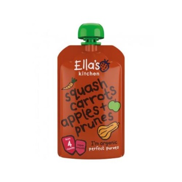 Десертик для Дітей Гарбуз Морква Яблуко Слива Ella's Kitchen 120 г