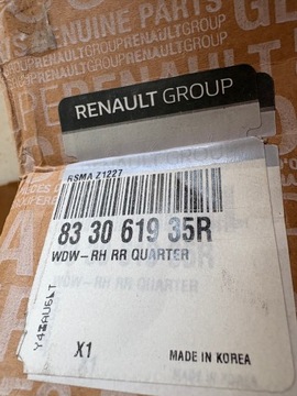 SKLO (OKNO) RYCHLA KAROSERIE RENAULT ARKANA PRAVÁ LEVÝ
