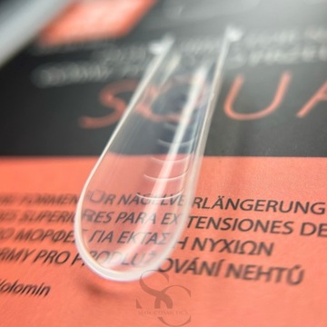 Claresa стилистические формы для акрилового геля двойной формы квадратные 120 шт. квадратные