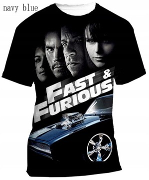 KOSZULKA 20 LAT SZYBCY I WŚCIEKLI FAST AND FURIOUS