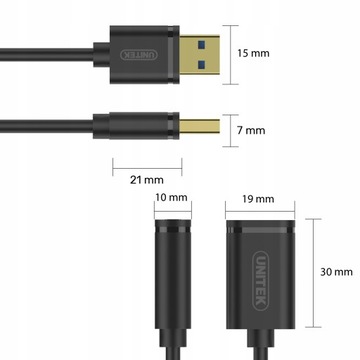 Кабель-удлинитель Unitek USB 3.0 AM-AF 2M