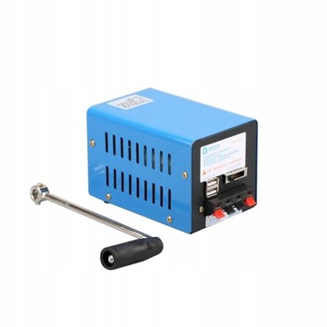 ŁADOWARKA RĘCZNA DYNAMO KORBKA TURYSTYCZNA USB 20W