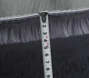 СЕРЫЙ КОВЕР ДЛЯ ГОСТИНОЙ ЛОМАСТЫЕ ДЛИННЫЕ ВОЛОСЫ