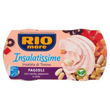 Rio Mare Sałatka z fasolą i tuńczykiem 2x160 g