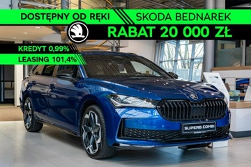 Skoda Superb IV Kombi 2.0 TSI 204KM 2026 Škoda Superb Skoda Superb Combi Sportline 2.0 TSI