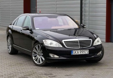 Mercedes Klasa S W221 Limuzyna 3.0 V6 (320 CDI) 235KM 2008 Mercedes-Benz Klasa S 3.0 D235 KM SALON POLSKA 4-Matic Long Dociagi 3.0, zdjęcie 7