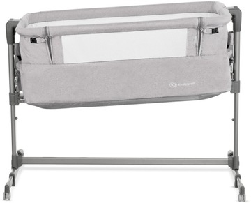 KINDERKRAFT NESTE UP GREY LIGHT MELANGE приставная кровать