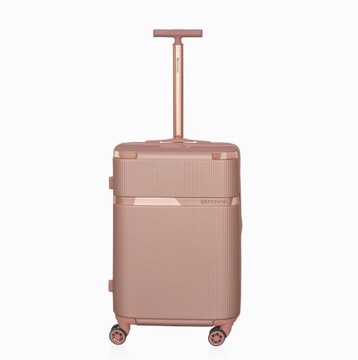 BETLEWSKI Cestovný kufor na batožinu kompaktný zips pevný