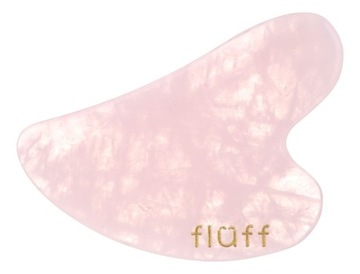 Камень Гуа Ша для массажа лица, розовый кварц Пушок