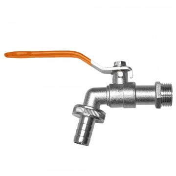 Kran kulowy GZ3/4'' wyjście na wąż ogrodowy 3/4'' Cynk 519Z Zawór czerpalny