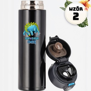 ТЕРМОКРУЖКА LED ТЕРМОДИНОЗАВРЫ T-REX СМЕШНОЕ РОЖДЕСТВЕНСКОЕ ИМЯ КЛАУС