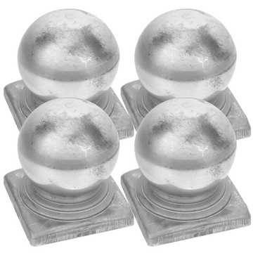 Post Cap Ball Solar Light Shell Hat Black Baloons