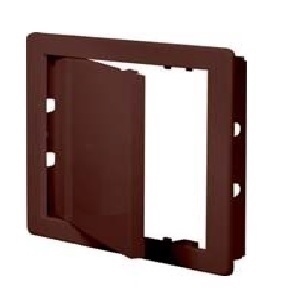 Drzwiczki rewizyjne plastikowe brązowe DT13 20X25