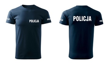 Koszulka Męska POLICJA T-shirt PREMIUM