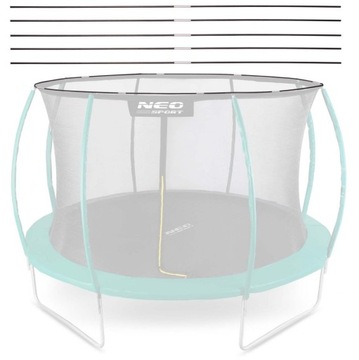 PIERŚCIEŃ SIATKI DO TRAMPOLINY TYP C 374CM 12FT