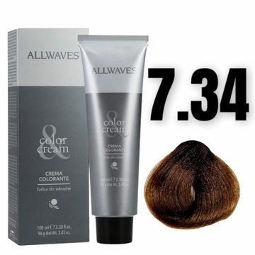 ALLWAVES Color Cream 7.34 100ml farba do włosów
