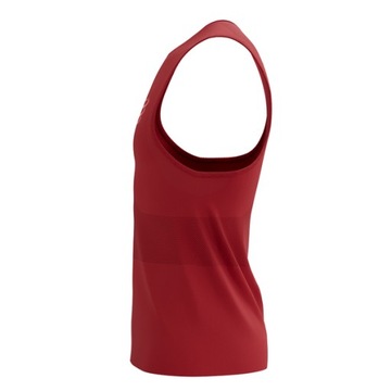 COMPRESSPORT PRO RACING SINGLET красная футболка для бега Samba M