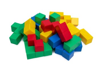 Магнитные блоки 3D КУБИКИ строительные кубики GIGA SET