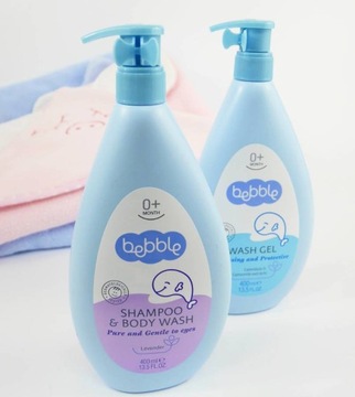 BEBBLE Baby Care Set Шампунь и гель 2в1+масло+крем