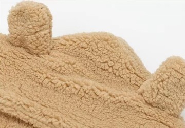 ТЕПЛАЯ ПЛЮШЕВАЯ ШАПКА И ШАРФ С МЕДВЕДЬМИ УШАМИ