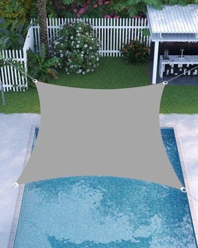 WODODPORNY ŻAGIEL PRZECIWSŁONECZNY DO OGRODU TARAS BALKON ANTY UV Z LINKĄ