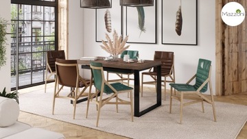 БОЛЬШОЙ СТОЛ AVARI Дуб Коричневый, РАСШИРЯЕМЫЙ ДО 270 см!