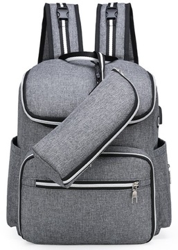 TORBA DO WÓZKA PLECAK PODRÓŻNY USB DLA MAMY