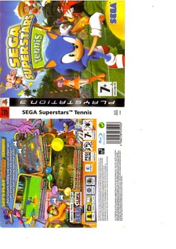 игра для детей PS3 SEGA SUPERSTARS TENNIS веселая игра в теннис