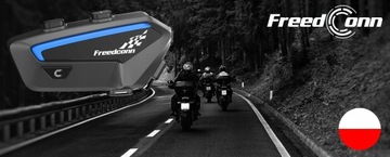 Домофон FREEDCONN FX для мотоцикла 10 ЧЕЛОВЕК 2000m ЯЗЫК ПОЛЬСКИЙ PL