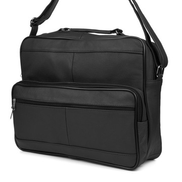 Męska torba skórzana duża do pracy szkoły A4 elegancka premium Beltimore