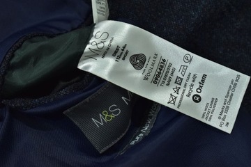 M&S Moon Tweed Wełniana Marynarka Męska 44S