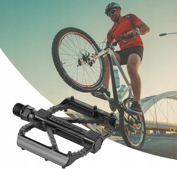 ВЕЛОСИПЕДНЫЕ ПЕДАЛИ ПЛАТФОРМА, ЛЕГКИЙ АЛЮМИНИЕВЫЙ MTB BMX, ПРОЧНЫЙ МЕТАЛЛ