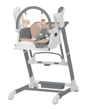 CARRELLO krzesełko do karmienia bujaczek Cascata CRL-10303/1 Space Grey