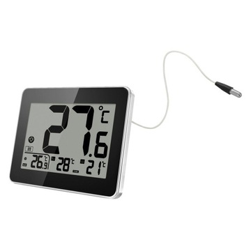cyfrowy Termometr zewnętrzny wewnętrzny 2w1 LCD