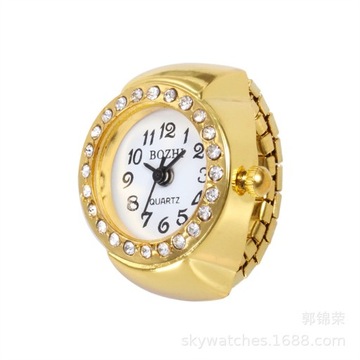 Creative anillos Finger Ring Watch Punk Mini