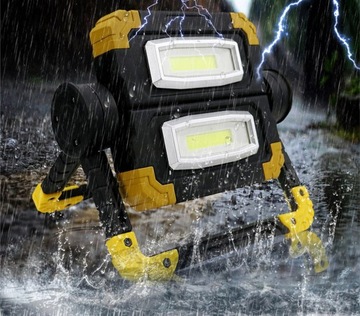 ГАЛОГЕННАЯ СВЕТОДИОДНАЯ АККУМУЛЯТОРНАЯ ЛАМПА ДЛЯ МАСТЕРСКОЙ 20ВТ