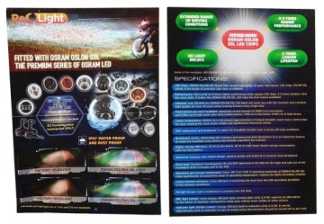 Светодиодная лампа ДРЛ, чипы OSRAM 7, отражатель синий