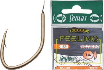HACZYKI SENSAS 3000 FEELING BRONZE 3080 Nr16 15szt