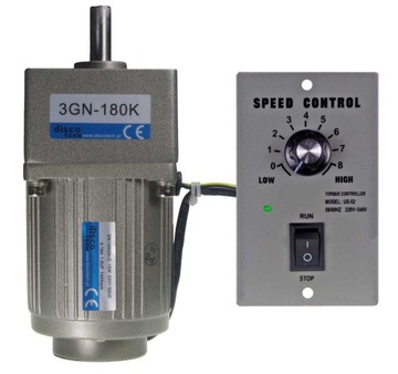 Silnik z regulatorem obrotów 0,5-6,8obr/min230V15W
