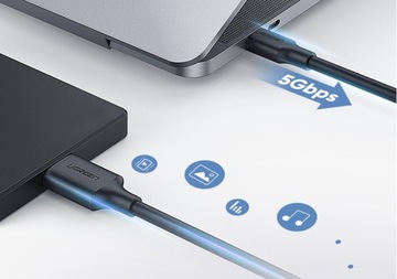USB C — КАБЕЛЬ micro USB 3.0 для накопителя UGREEN длиной 1 м