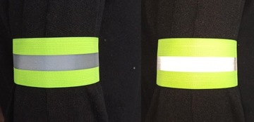 ЭЛАСТИЧНАЯ СВЕТООТРАЖАЮЩАЯ ЛЕНТА ДЛЯ РУК/ПЛЕЧ, ЖЕЛТАЯ