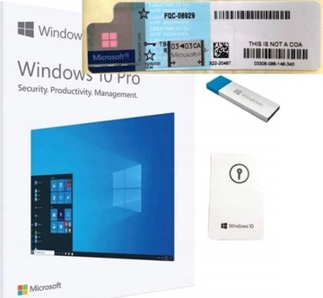Операционная система Microsoft Windows 10 PRO / 1 ПК ПРОФЕССИОНАЛЬНАЯ