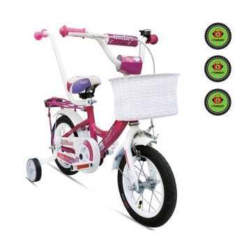 Rowerek Rower Dziecięcy 12 cali Prowadnik + GRATIS