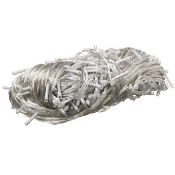 LAMPKI CHOINKOWE ZEWNĘTRZNE/WEWNĘTRZNE 188LED 20m ZIMNY BIAŁY WYTRZYMAŁE