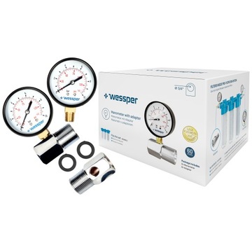 2 manometr 2 adapter do Wessper Triplemax 3/4