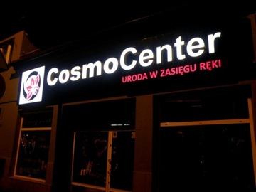 Świetlne LITERY blokowe 3D NAPIS 