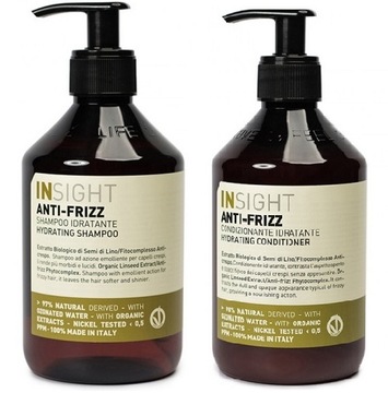 Insight ANTI-FRIZZ SZAMPON 400 ml + ODŻYWKA 400 ml