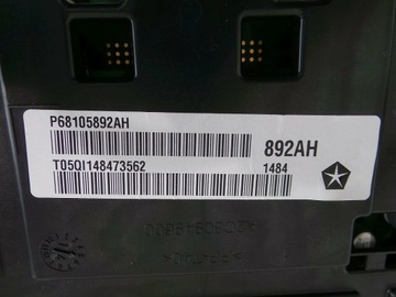 JEEP CHEROKEE KL 2.0 PŘÍSTROJOVÁ DESKA BUDÍKY 68105892AH
